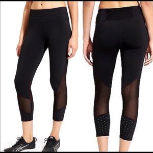 Athleta Laser Mesh Sonar Capri- 2X